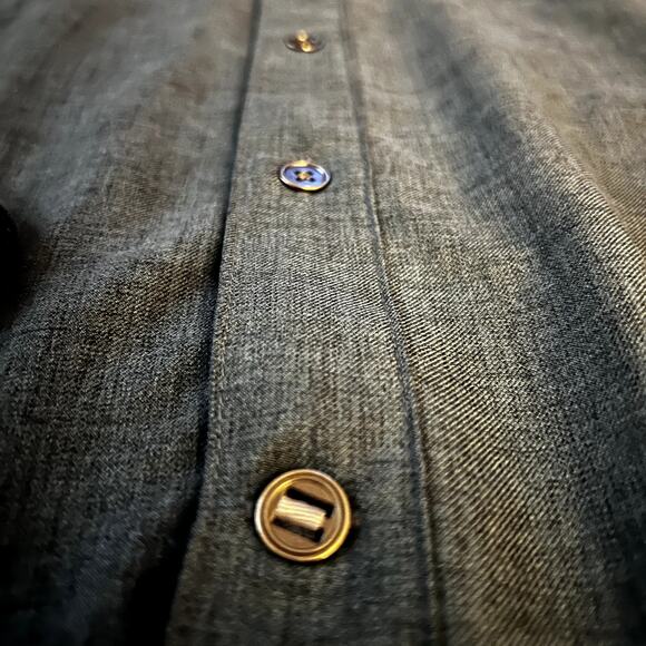 Columbia Gavin Ridge Vented Outdoors Hiking Shirt Mens L Blue Heather - Picture 3 of 8